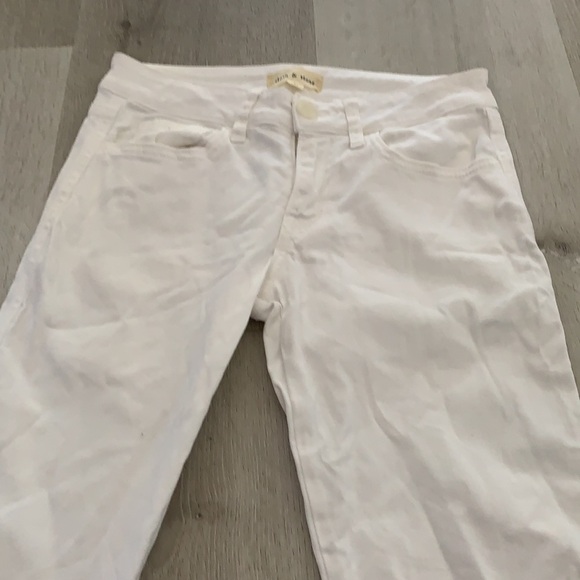 Anthropologie denim Cloth and Stone size 27 white jeans classic casual - Picture 9 of 11